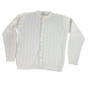 Northern Isles Vintage Creamy White Cardigan Medium/Large